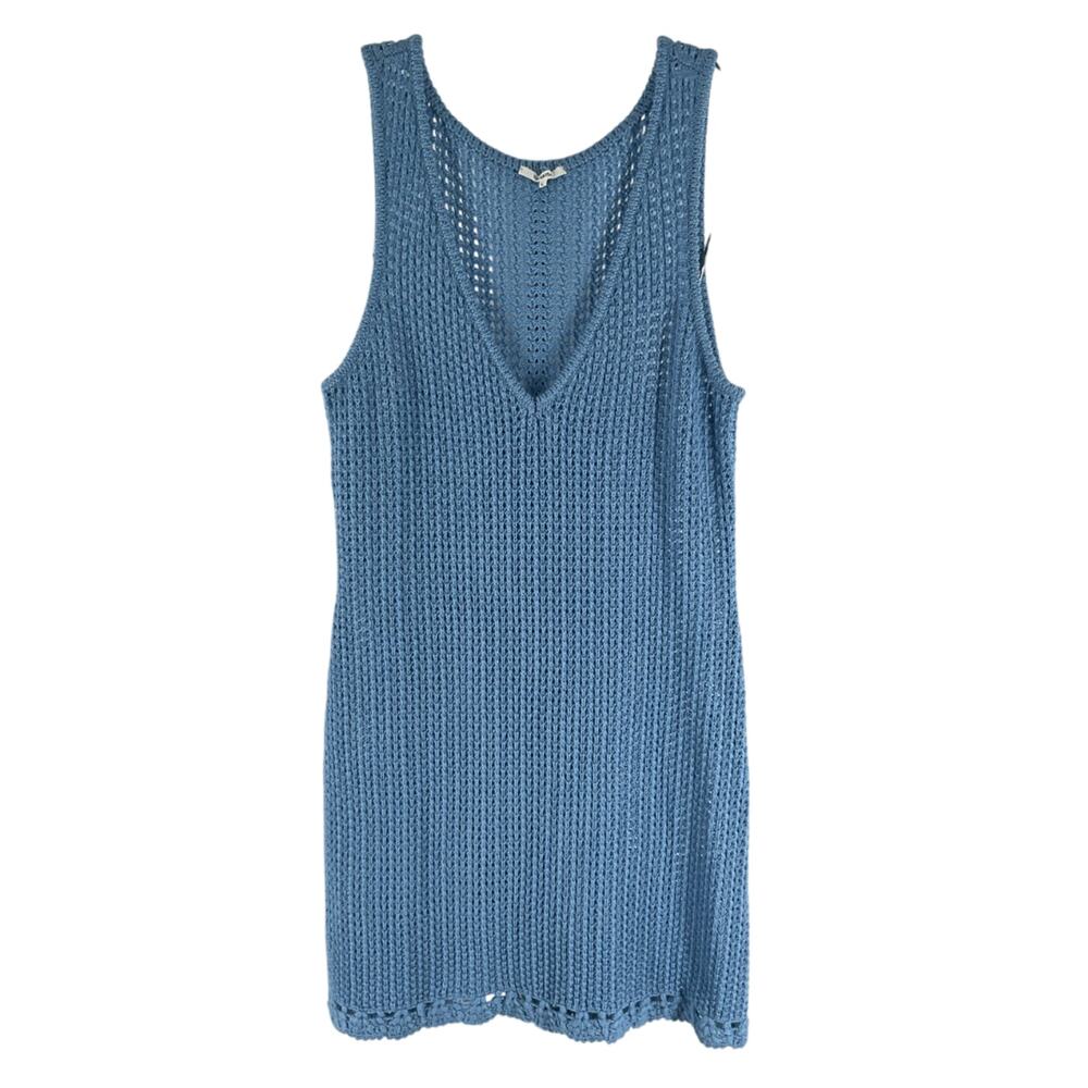 Tularosa Crochet Blue Cyrus Dress Size L - Picture 2 of 5